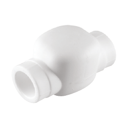 Aruna Beyaz Yatay Çekvalf Ø20 mm (Koli 40 ad.)